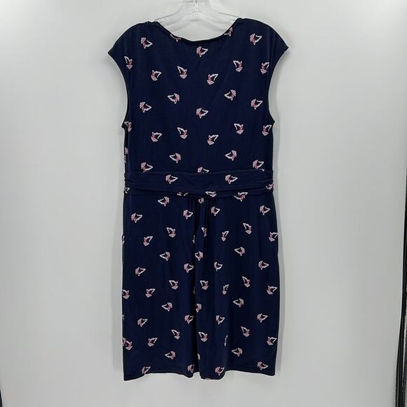 Boden Scoop Neck Knee Length Tank Dress with pockets - Navy - 12 - Picture 8 of 8